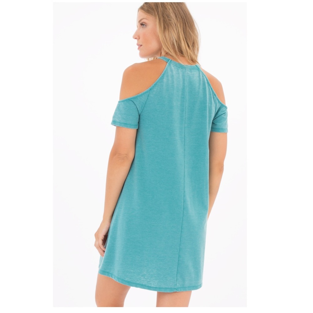 Z supply cold shoulder dress - Picture 3 of 8
